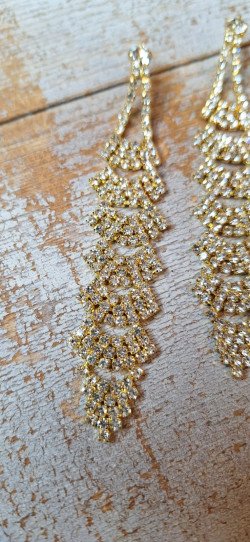 LUZ dorado, pendientes