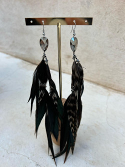 CISNE, pendientes de plumas