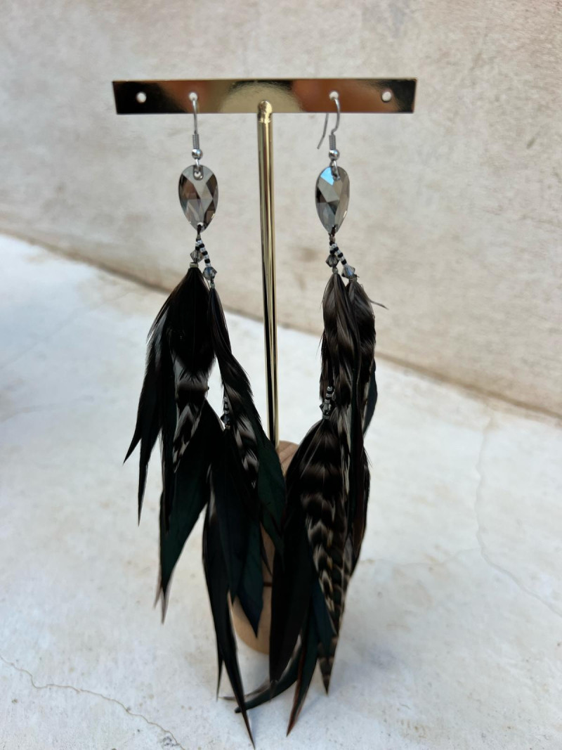 CISNE, pendientes de plumas