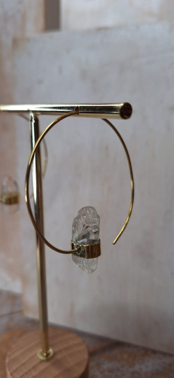 STON dorado, pendientes