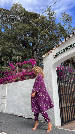 SANTINA morada, chaqueta