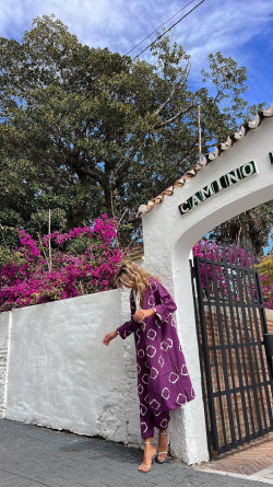 SANTINA morada, chaqueta