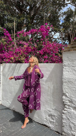 SANTINA morada, chaqueta