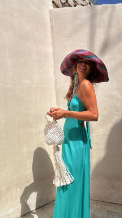 HOLOI blanco, PREVENTA bolso de macramé