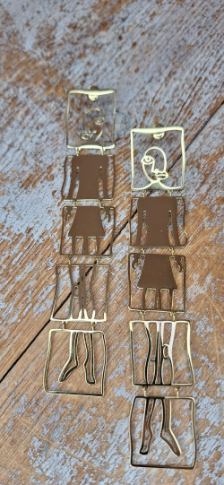 CHIKI dorados, pendientes