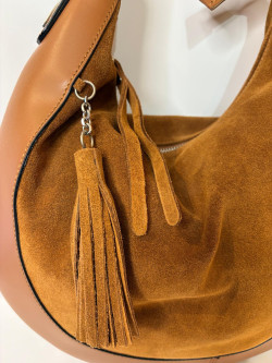 GALEA canela, bolso piel