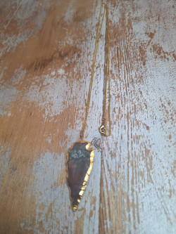 SILVERO oscuro, colgante piedra