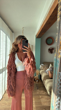 MOREIS rosa empolvado, rebeca