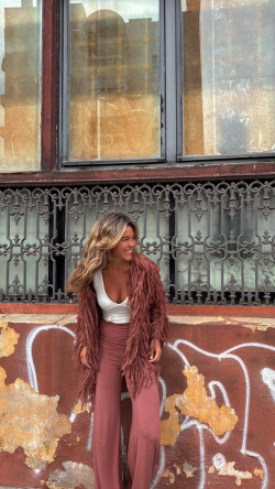 MOREIS rosa empolvado, rebeca