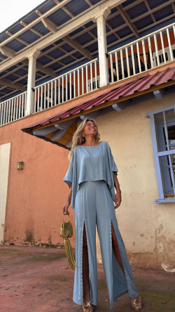 KREUS celeste, pantalón