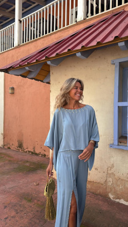 KREUS celeste, pantalón