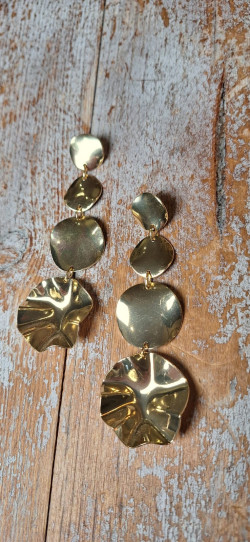 TURI dorado, pendientes