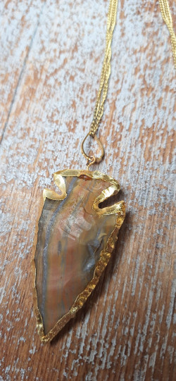 SILVERO tierra, colgante piedra