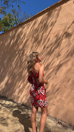 DONCELLA coral, vestido corto