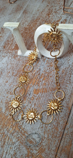 ANIUS dorado, collar