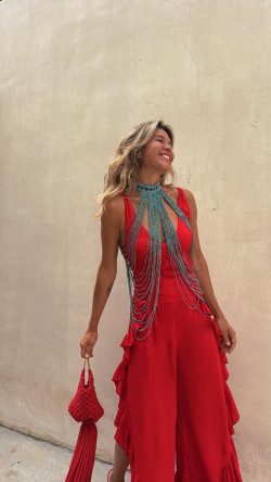 IRINA turquesa, DRESS CODE, joya cuerpo