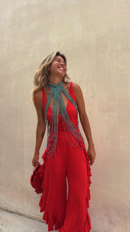 IRINA turquesa, DRESS CODE, joya cuerpo