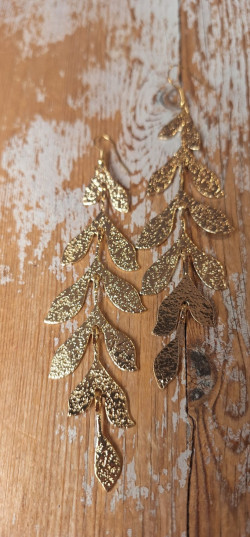 ANCUR pendientes dorados