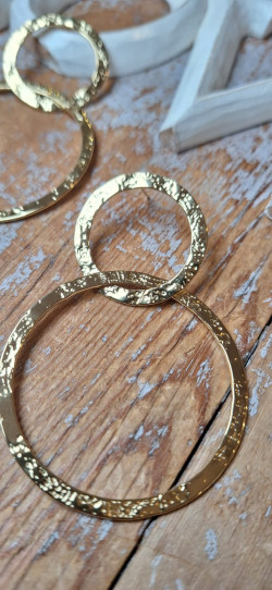 CAROL dorado, pendientes