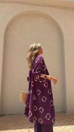 SANTINA morada, chaqueta