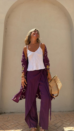 SANTINA morada, chaqueta