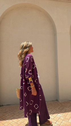 SANTINA morada, chaqueta