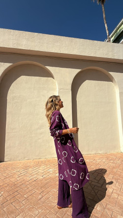 SANTINA morada, chaqueta