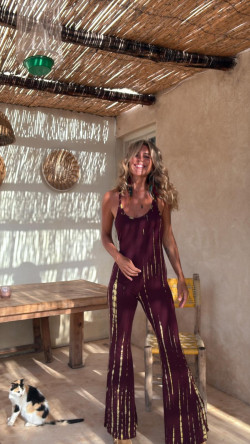 ROIG mono burdeos/limon tie dye,