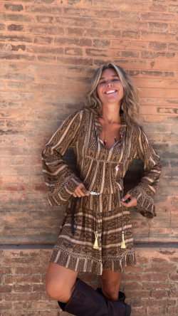 ALICIA camel, vestido corto