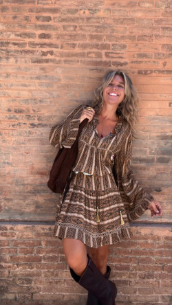 ALICIA camel, vestido corto