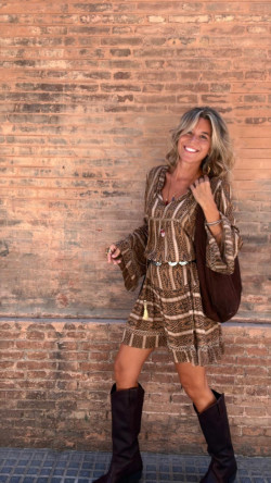 ALICIA camel, vestido corto