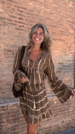 ALICIA camel, vestido corto