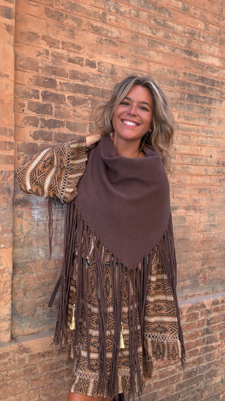 ANDREA marrón, pañoleta