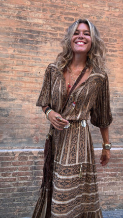 DANIELA camel, vestido largo