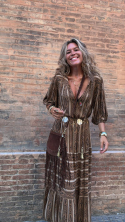 DANIELA camel, vestido largo