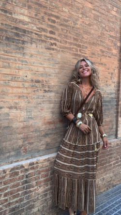 DANIELA camel, vestido largo