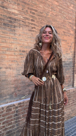 DANIELA camel, vestido largo