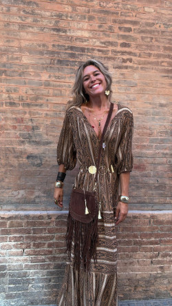 DANIELA camel, vestido largo