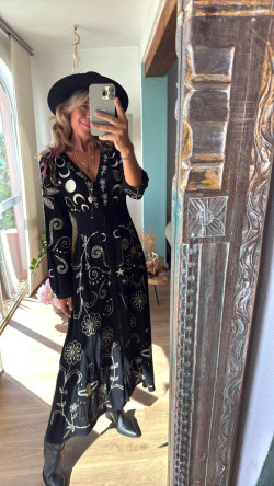 BLAIR negro, vestido largo