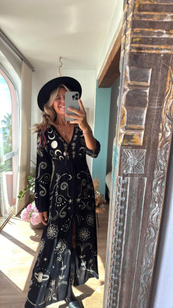 BLAIR negro, vestido largo