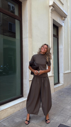 TALIA marron, conjunto