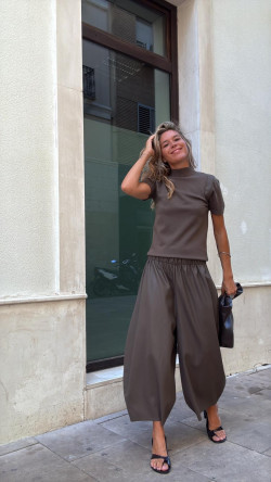 TALIA marron, conjunto