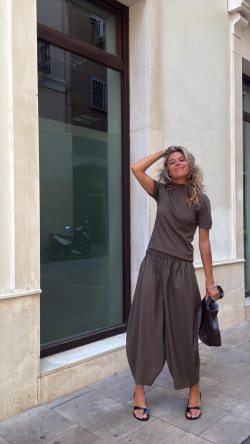 TALIA marron, conjunto