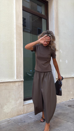 TALIA marron, conjunto