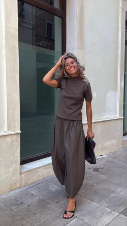 TALIA marron, conjunto