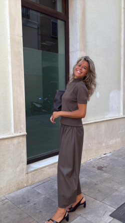 TALIA marron, conjunto