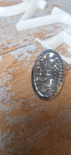 PENCI anillo de acero plata