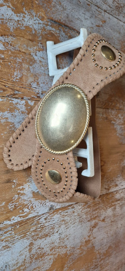 ESCENE beige, cinturón elástico