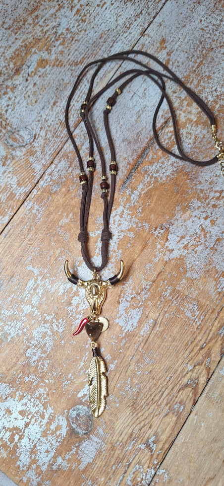 ESTE marrón colgante