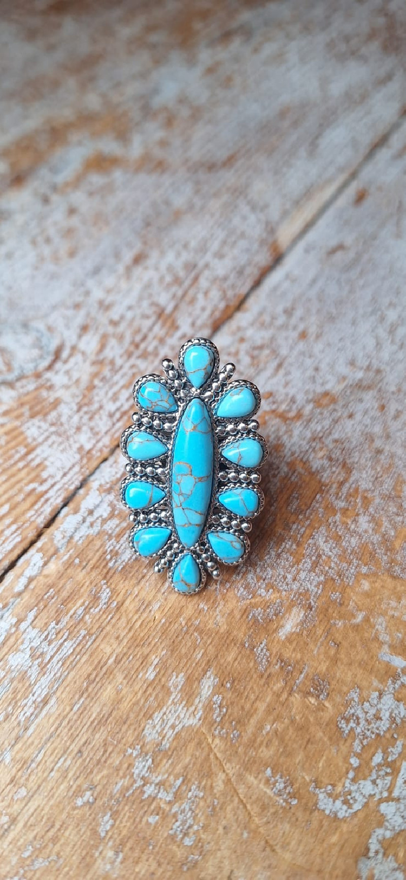 TURI anillo acero plata